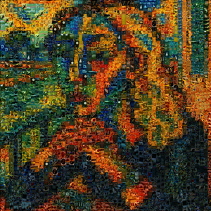 A fake Picasso made of Kandinski's